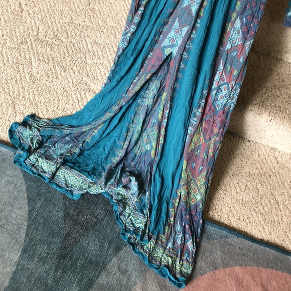 Earthbound Boho Geometric Maxi Dress - Picture 6 of 13